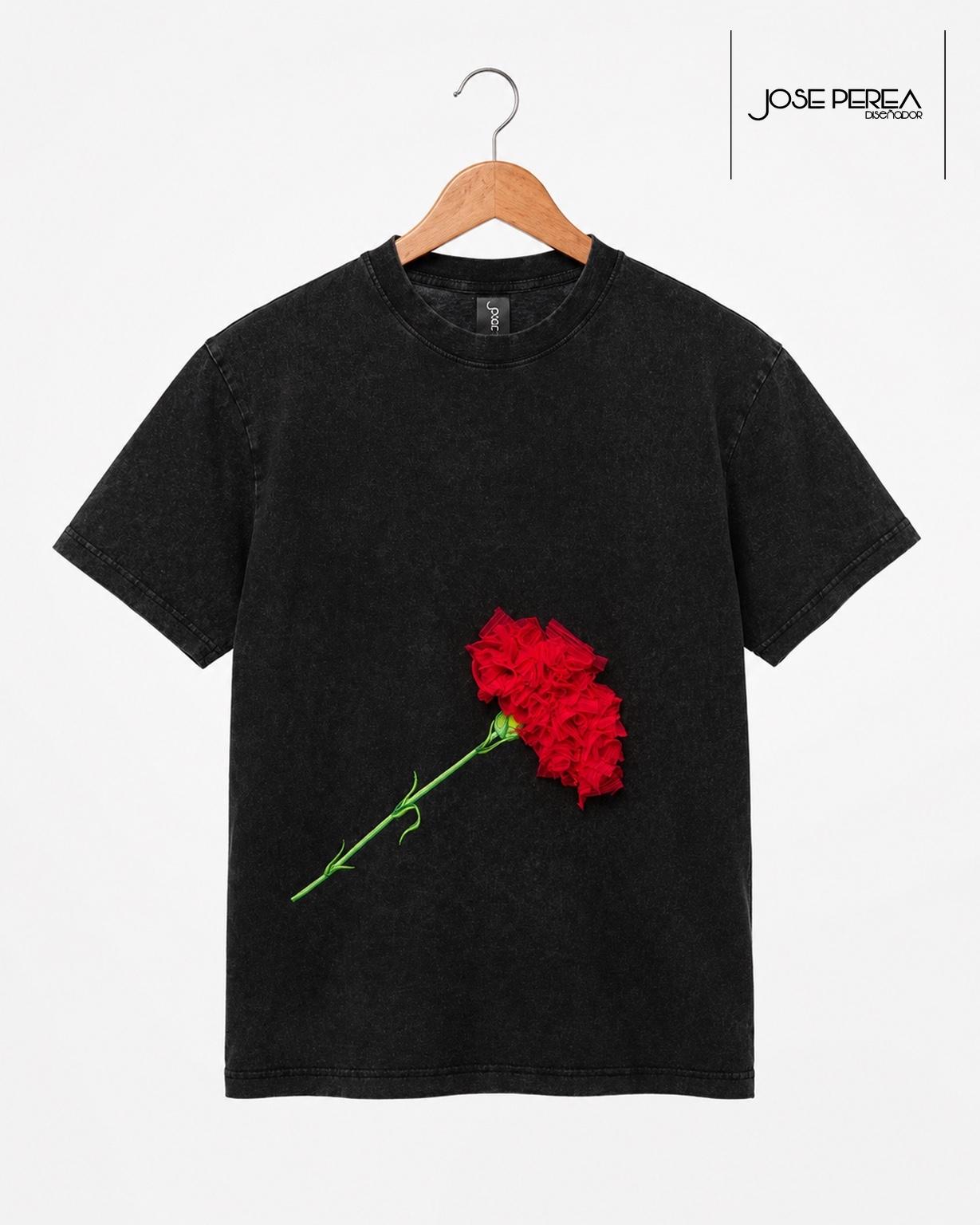 Camiseta Oversize "Flor Roja" x José Perea - Imagen 6